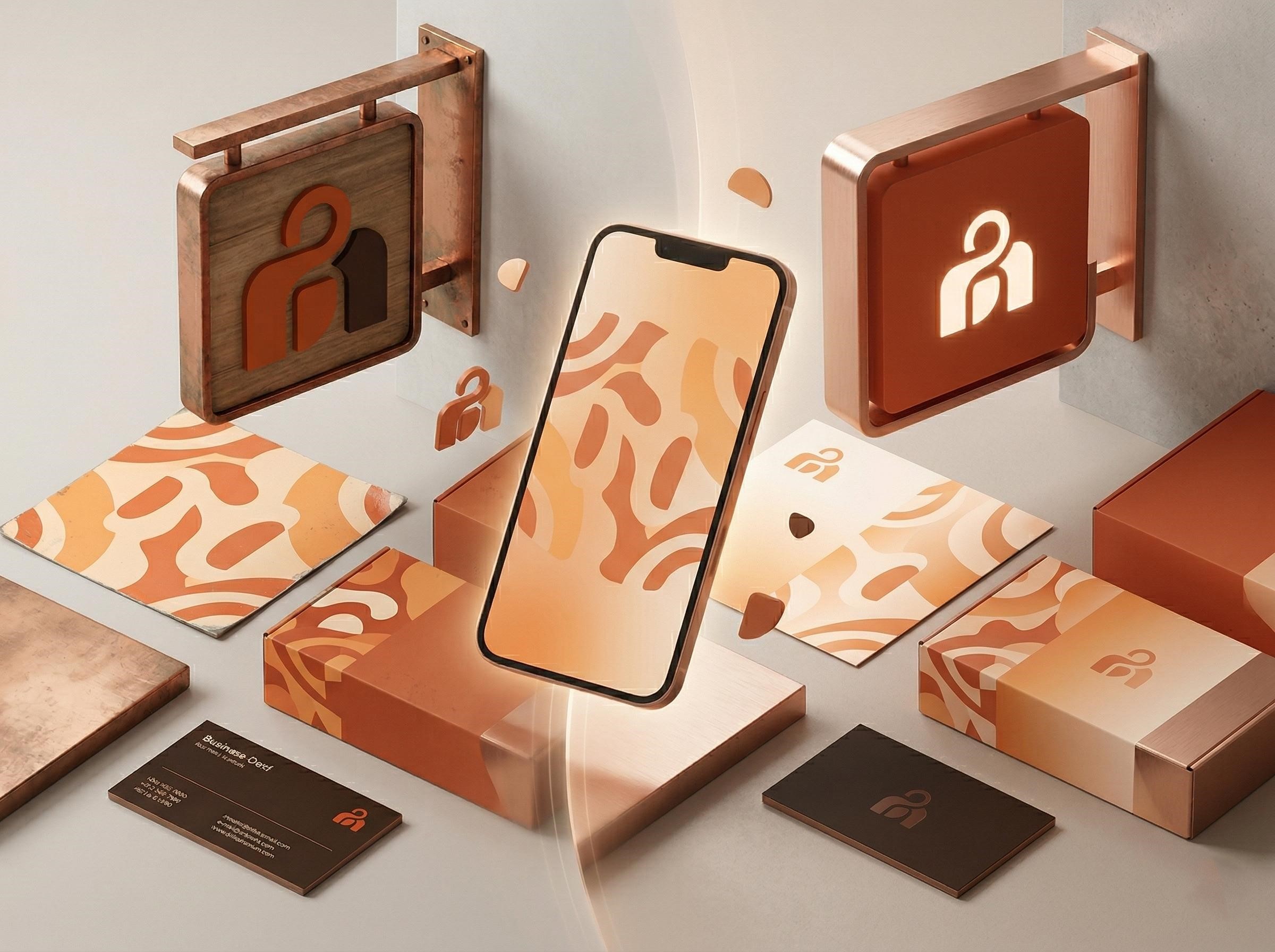 تصميم شعار وهوية بصرية