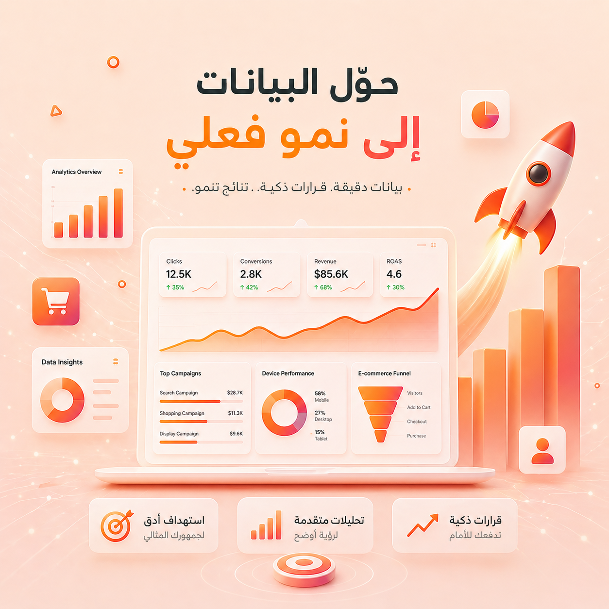 حوّل البيانات إلى نمو فعلي